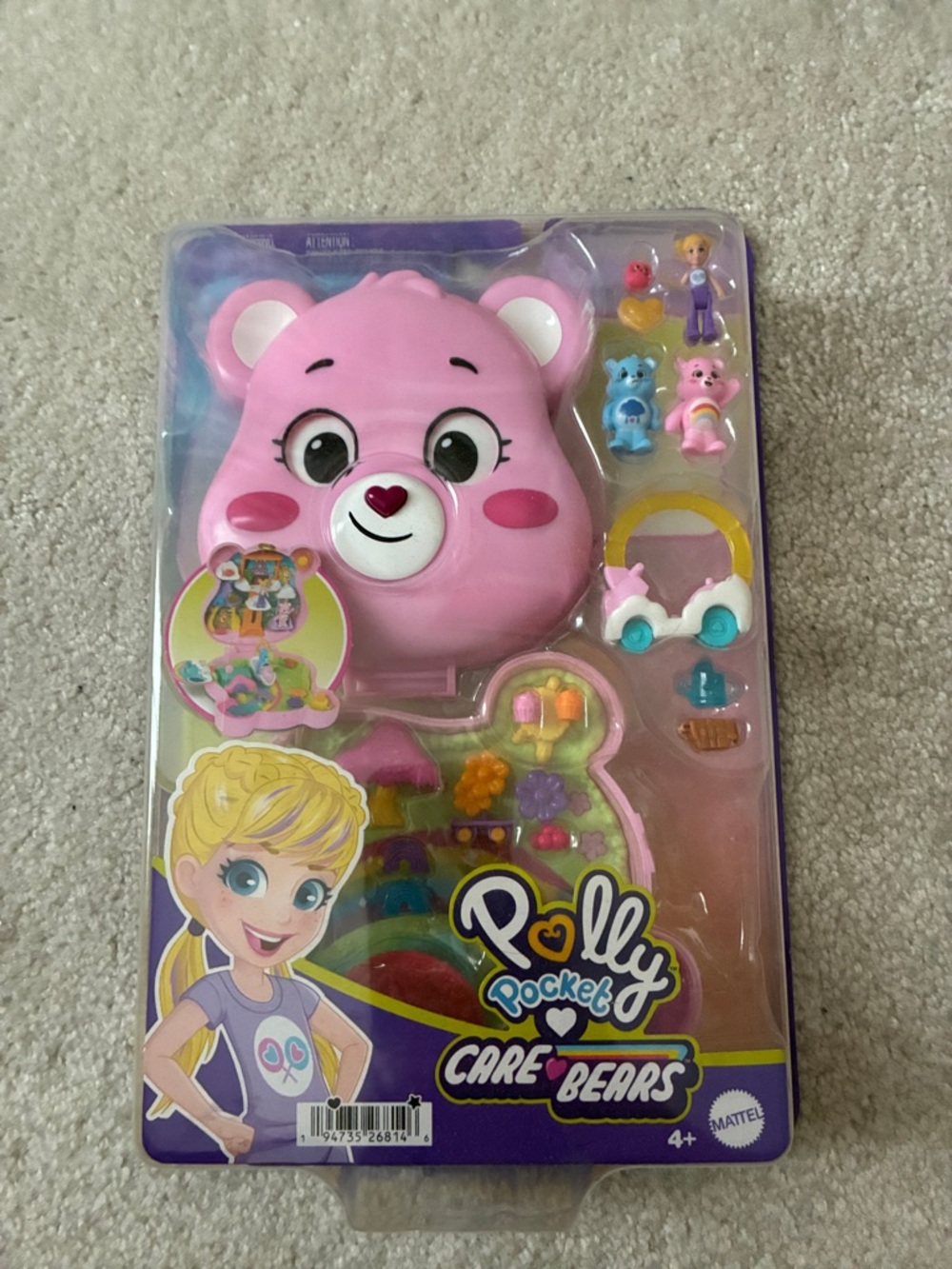 Care Bears Pink Polly Pocket